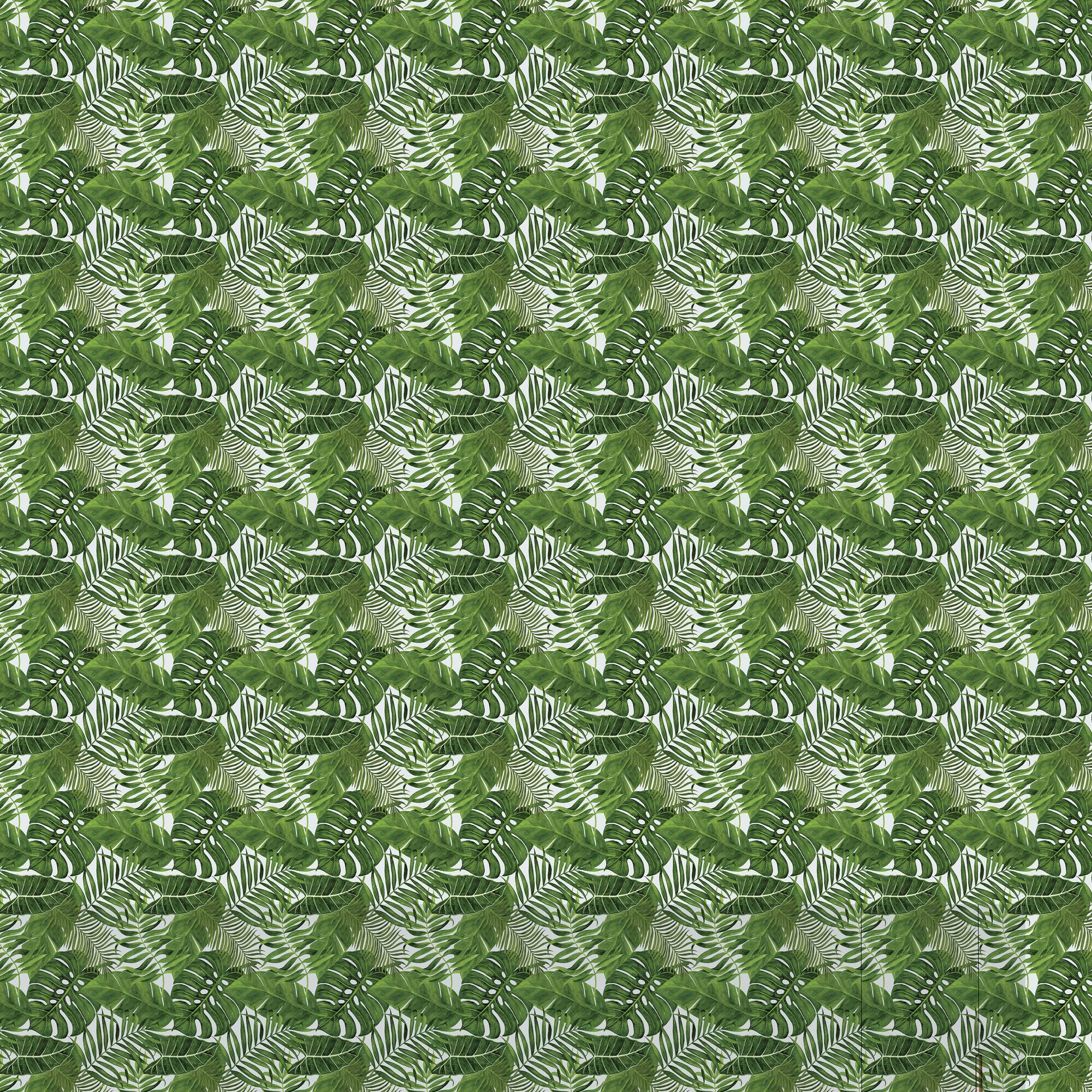 Simplify Green Palm Leaves Adhesive Wallpaper